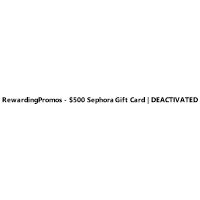 RewardingPromos – $500 Sephora Gift Card Affiliate Program